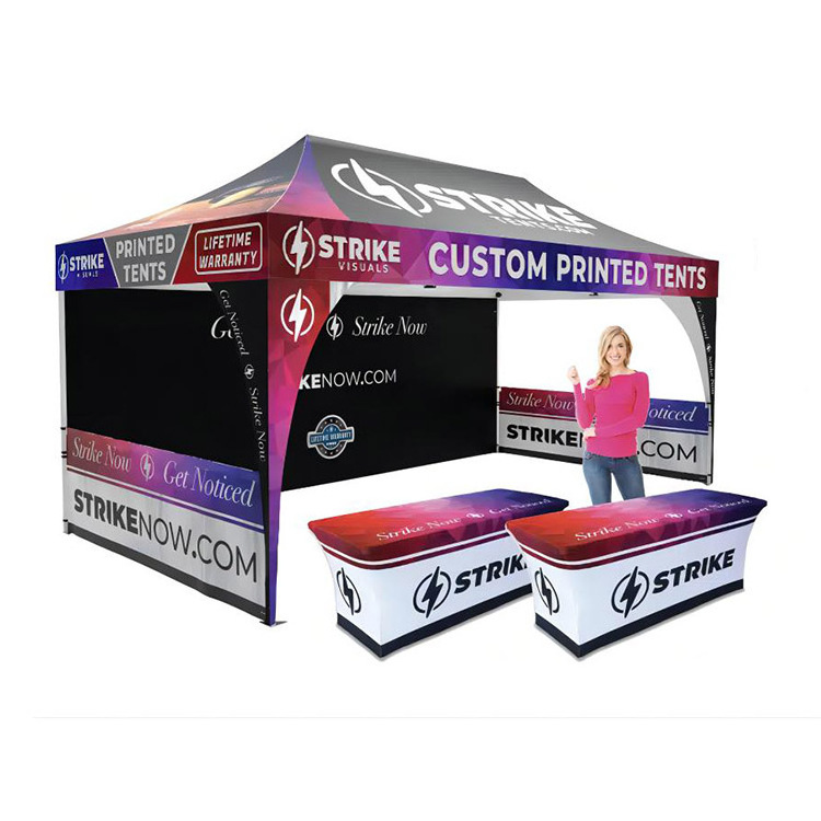 Sunshine Waterproof Gazebo custom canopy 10x10 Trade Show Canopy Tent 10x15 Pop Up Display Tents