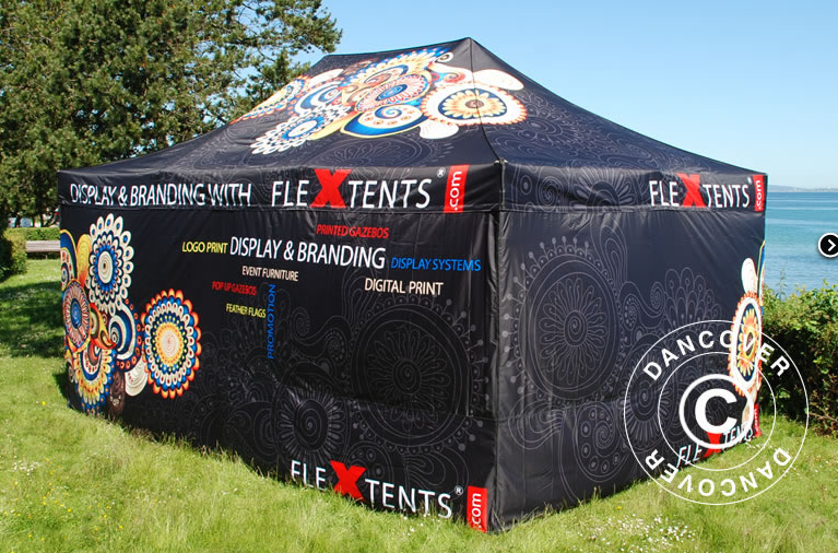 Sunshine 3X6m pop up tent 10x20 ft canopy tent full side walls printing