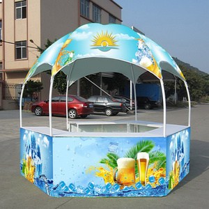 China hot sale Dome kiosk canopy tents trade show hexagon good quality promotional tent