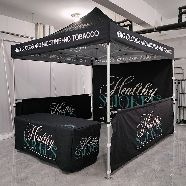 Wholesale outdoor waterproof portable cheap custom printed folding food stall market event 10x20 10x10 canopy tent for vendor