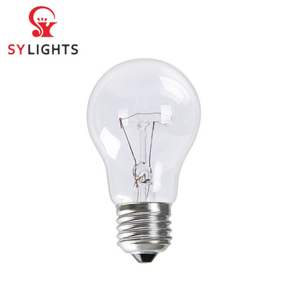 Shenyang factory 100 watt e27 b22 a55 a60 regular incandescent bulb crystal clear incandescent bulb