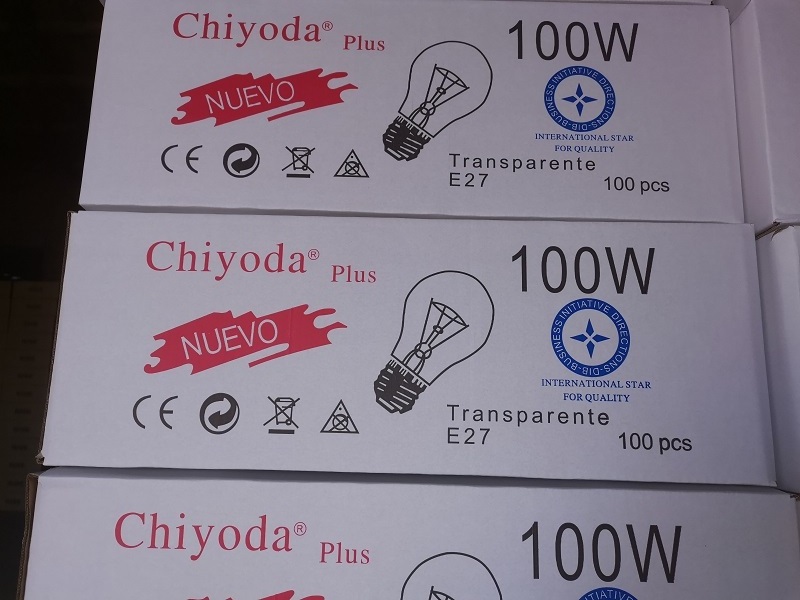 Starlux Chiyoda 100w 60w A55 incandescent normal bulb 127V bombillos light