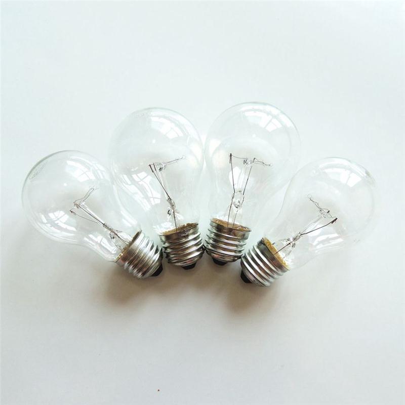 superior long life a55 b22 e27 clear light home using incandescent bulb220v 40w 60w 100w clear bulb