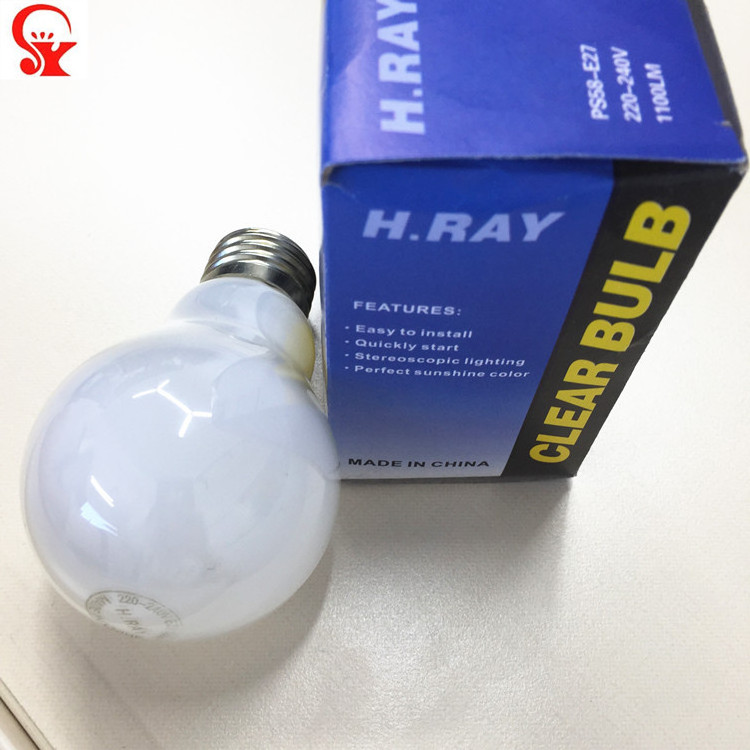 110V 220V E27 B22 iron aluminum base clear incandescent bulbs 100w 75w 60w 40w 25w incandescent lamp light