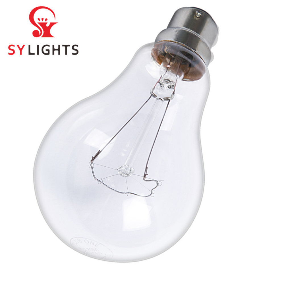 a55 a58 a60 bulb 100 watt edison bulb incandescent glass bulb e27 electric light with a wire filament visible light incandescenc