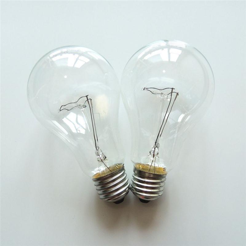 superior long life a55 b22 e27 clear light home using incandescent bulb220v 40w 60w 100w clear bulb