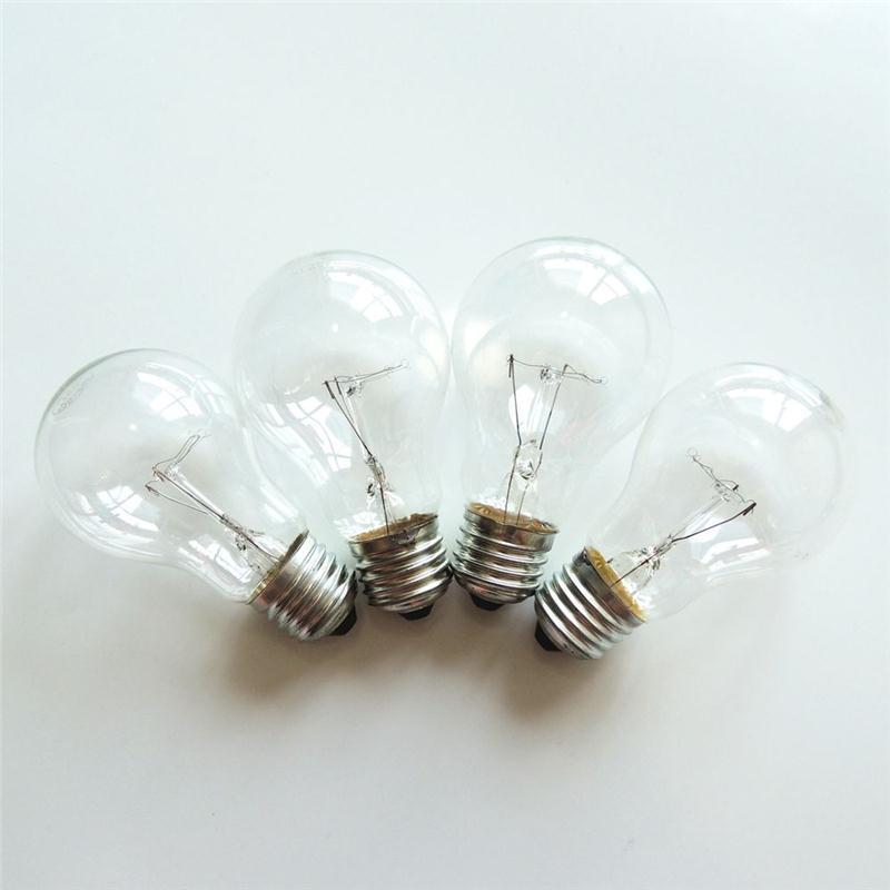 superior long life a55 b22 e27 clear light home using incandescent bulb220v 40w 60w 100w clear bulb