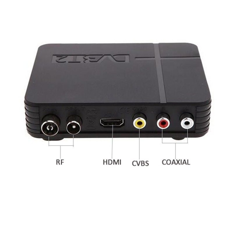 HD 1080P USB 2.0 MPEG4 H.264 AV IR Tuner Mini DVB T2 Digital Terrestrial Receiver/Mini Set Top Box For RUSSIA/Europe/THAILAND