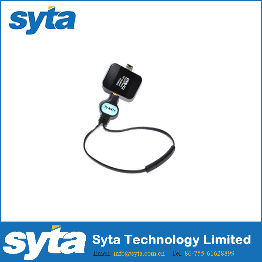 SYTA mobile phone/tablet Micro USB TV tuner DVB-T2 TV receiver for Android Phone/Pad