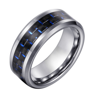 2022 Europe And The USA Fashion Male Trend Of Personality Tungsten Steel Ring For Men