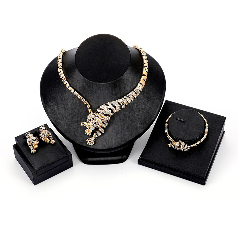 2020 Fashion Women Jewelry Set Saudi 18K Gold Plated Wholesales Cheap Bridal African Jewelry Set