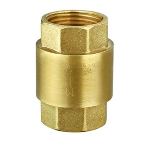 TKFM DN 15 thick vertical internal thread spring brass foot swing check valve