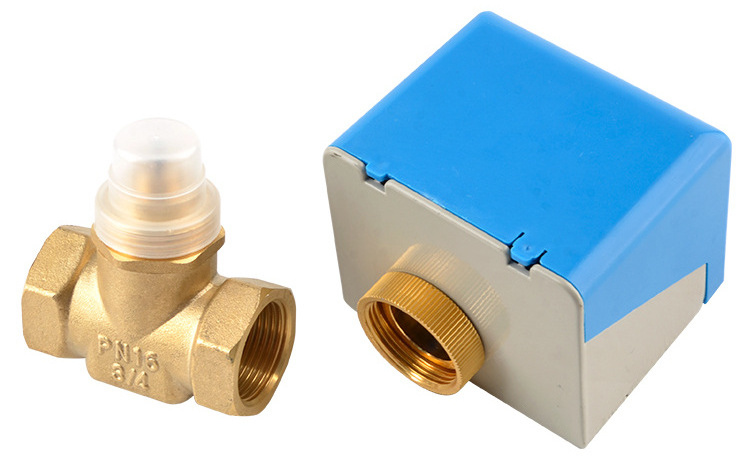 Manufacturer controller float switch motorized control brass ball Valve for cooling with actuator