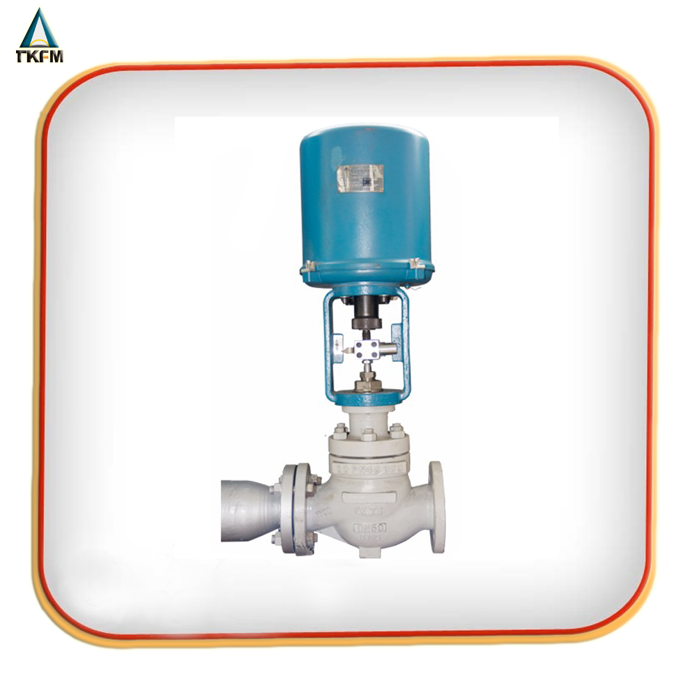 electric water self actuated acting temperature pressure regulating flow control valve DN50