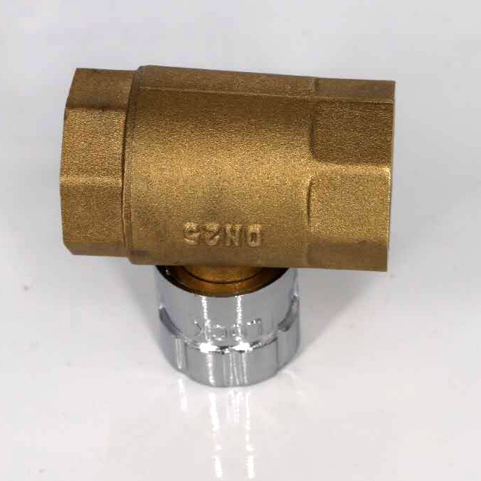 2020 TKFM lockable handle water meter brass ball valve with magnetic lock pn16 dn25