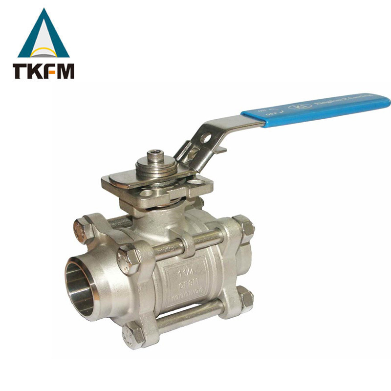 Sale stainless steel mini cf8m 1000 wog 2 inch ss 3pc ball valve ballvalve ss316 with spring