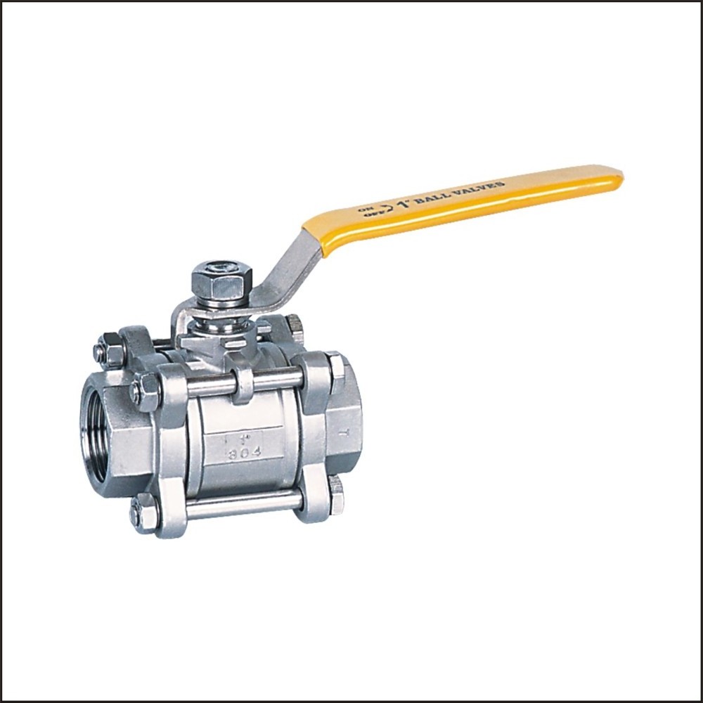 Sale stainless steel mini cf8m 1000 wog 2 inch ss 3pc ball valve ballvalve ss316 with spring