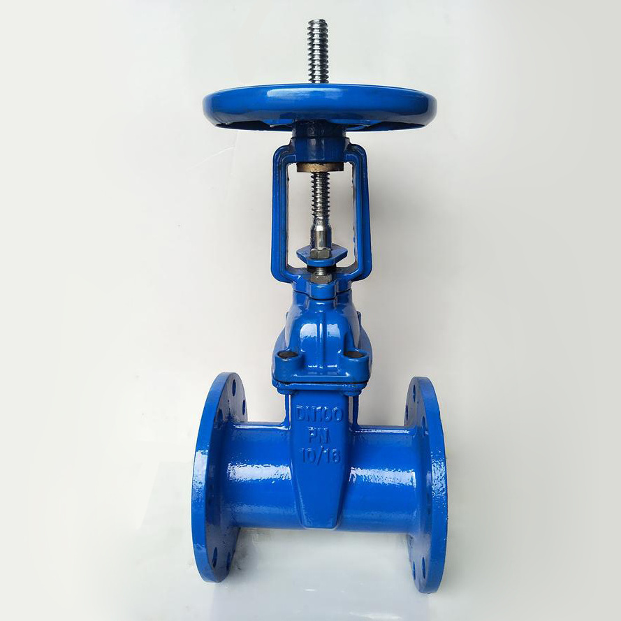 TKFM vale dn 50 water use soft connection rising stem slide cast iron sluice gate valve