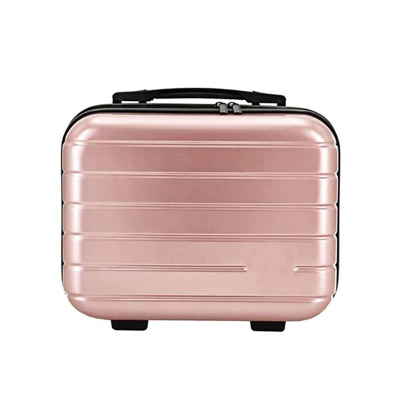 New 14-Inch Portable Carry-On Luggage with Zipper Closure Fashionable Candy Pattern Gift Cosmetic Case