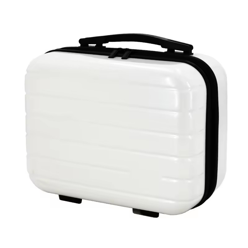 New 14-Inch Portable Carry-On Luggage with Zipper Closure Fashionable Candy Pattern Gift Cosmetic Case