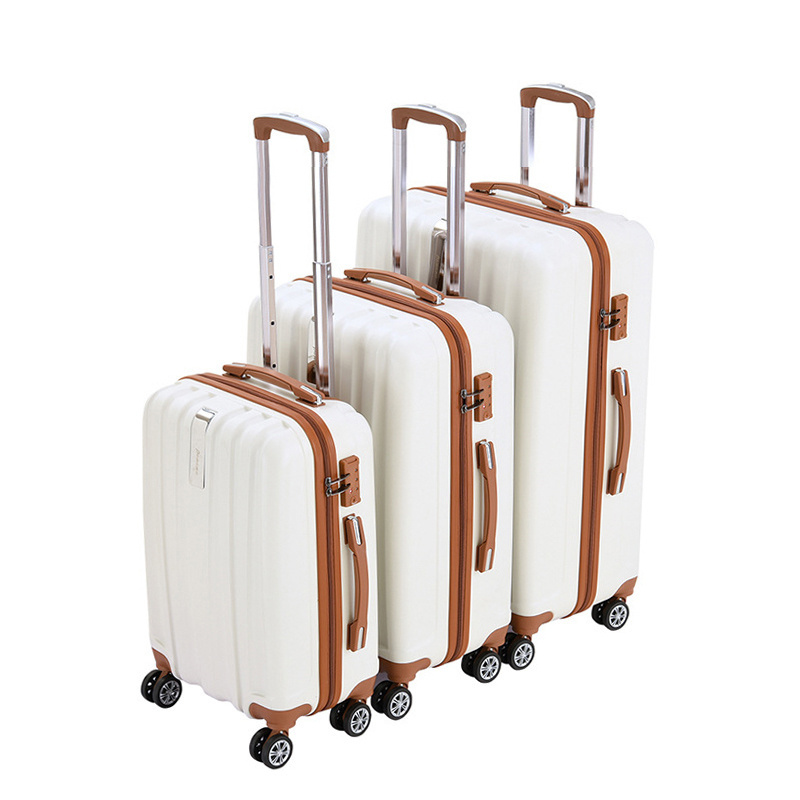 Customized Travel Luggage ABS Wholesale Suitcase 3 Pieces Set Luggage