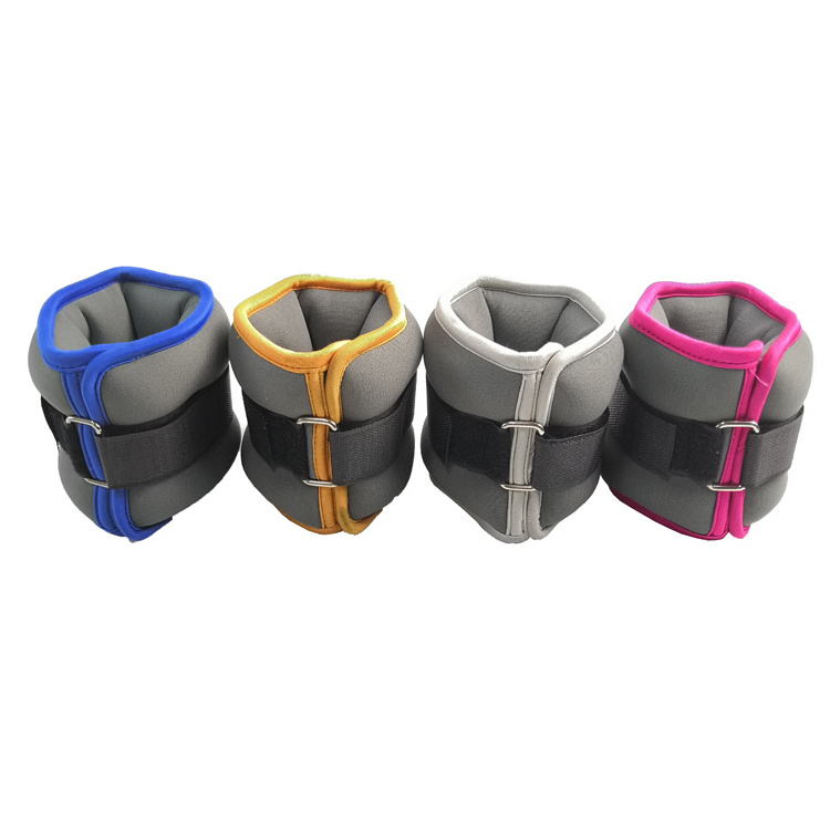 Factory OEM Custom 1 Lb 10 Kg Adjustable Fill Iron Sand Neoprene Ankle Wrist Weights