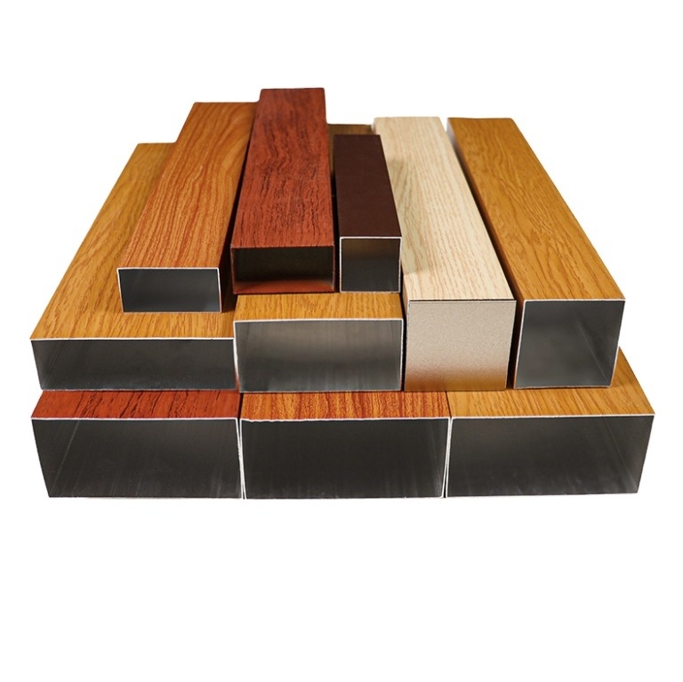 Wood grain powder coating aluminium profile accessories new design wood grain aluminium sliding window wood colour aluminium