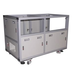 Aluminum profile cabinet Non-standard aluminum profile cabinet dust protection Aluminum alloy workbench cabinet manufacturer