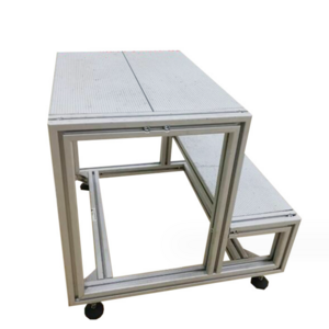 Ladders 3 Step 2 Foot Step Stool Aluminum Giant Ladders Work Platform Ladder