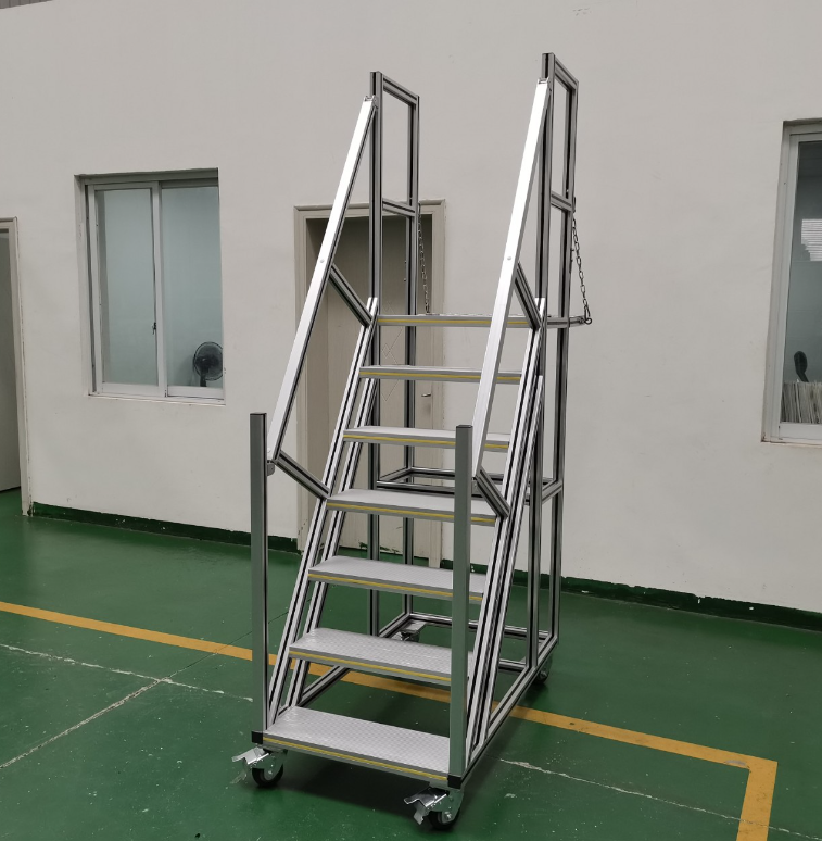 Ladders 3 Step 2 Foot Step Stool Aluminum Giant Ladders Work Platform Ladder