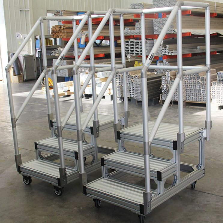 Ladders 3 Step 2 Foot Step Stool Aluminum Giant Ladders Work Platform Ladder