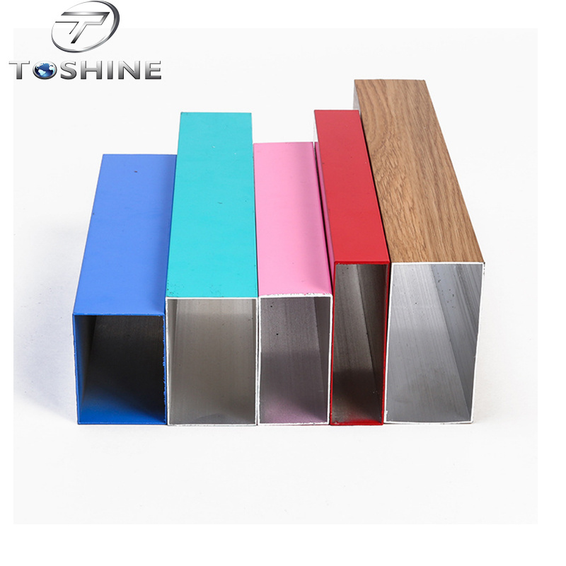 Factory direct selling 7005 aluminum rectangular 2x2 1/4