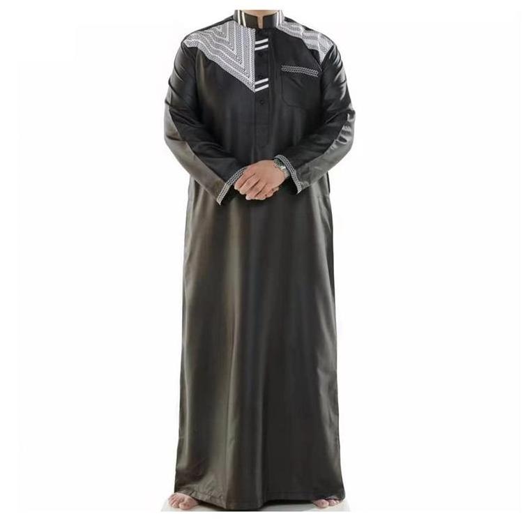 Latest wholesale muslim arab jubbah men's islamic clothing al aseel thobe oem