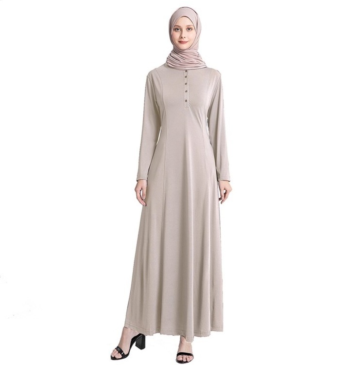 abaya robe solid color burqa Women's Muslim arab and islamic clothing women from china