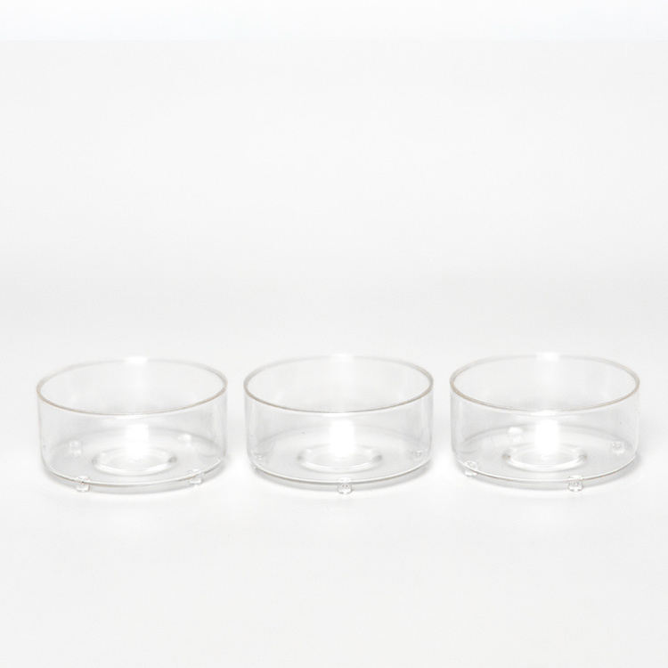 Factory outlet wholesale polycarbonate clear plastic tea light candle cups for Christmas