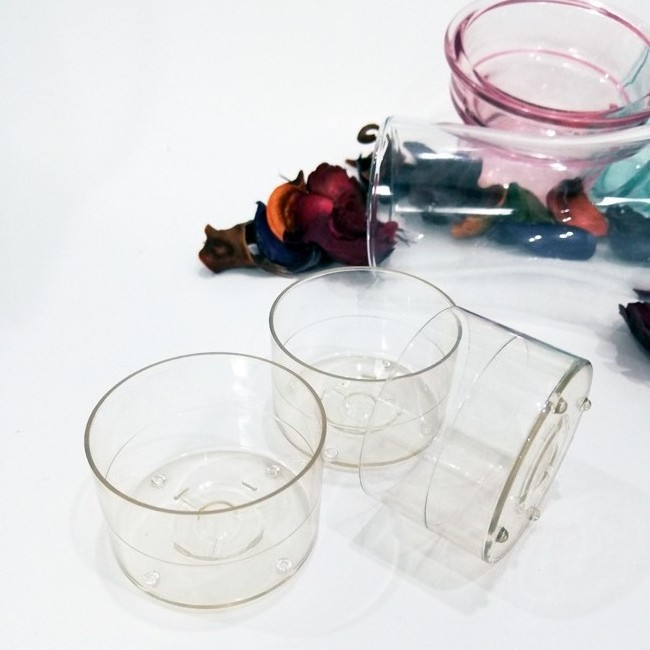 customized plastic votive tealight candle holders