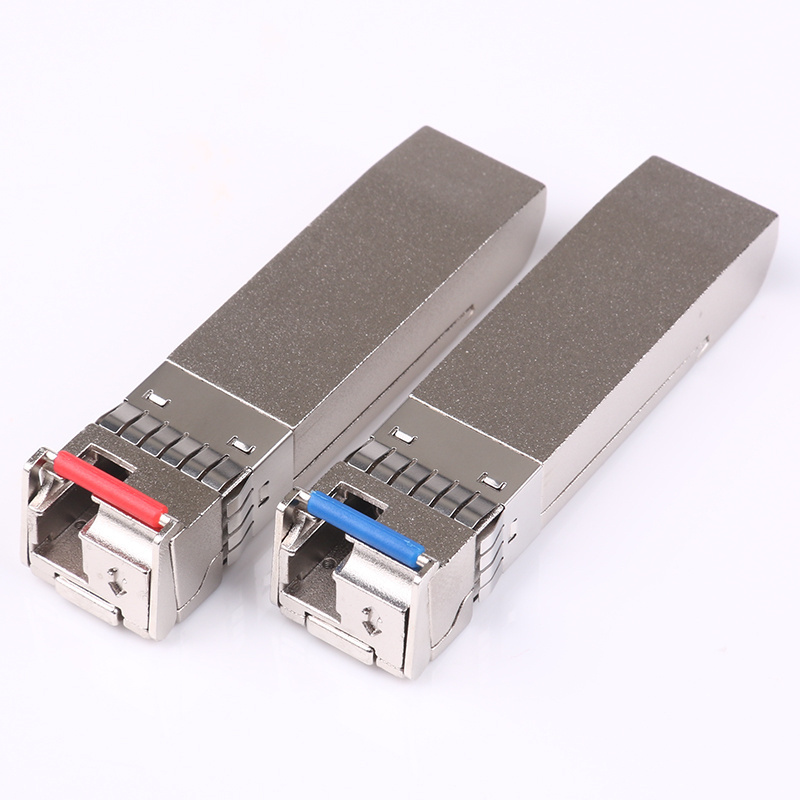 Compatible 10G BIDI SFP+ 10km 1270/1330nm Single Mode Single Fiber LC DOM Simplex Transceiver Optical Fiber Transceiver Module