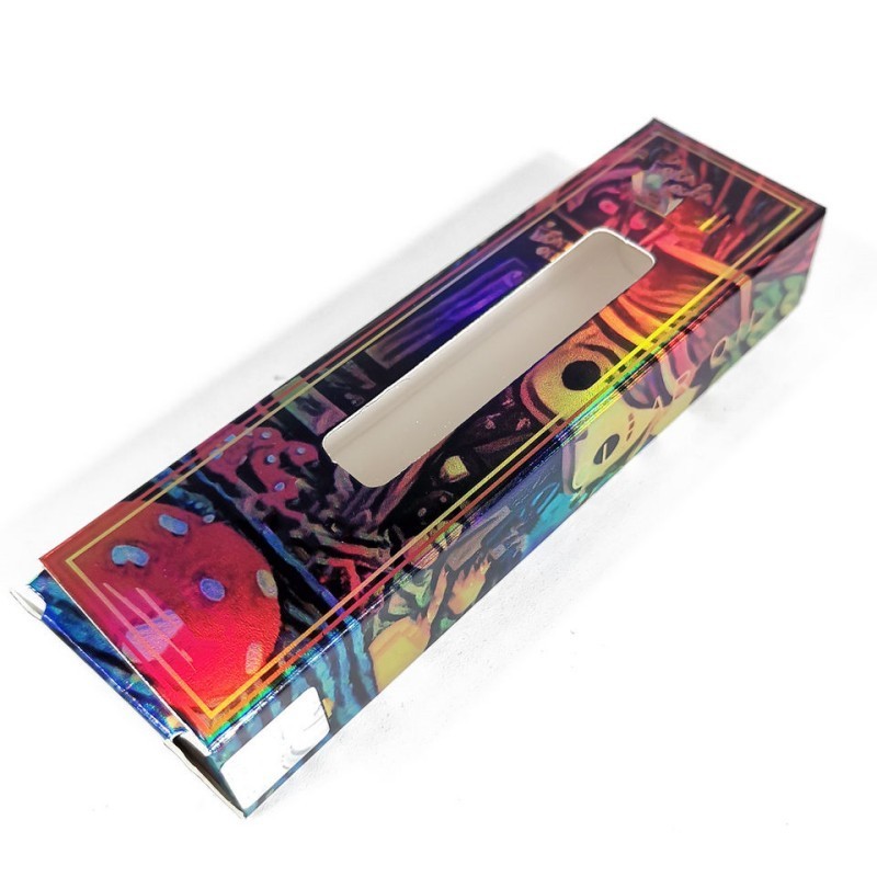 OEM colorful child proof packaging 0.5ml 1ml Drawer Slim CR Cardboard cartridge paper box gift box packaging box