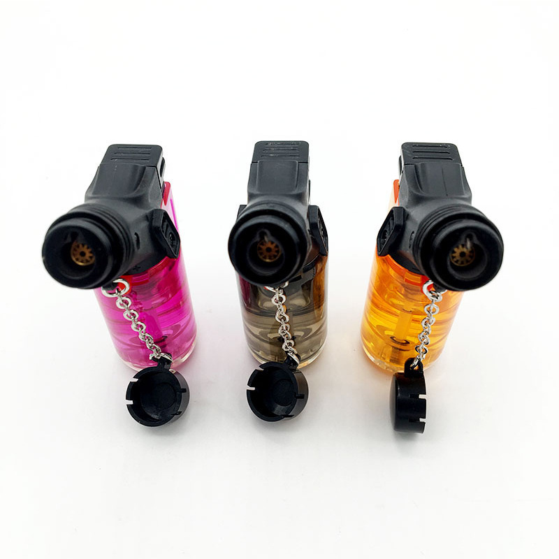 Wholesale gas lighter gun BBQ camping kitchen lighter Cigar Jet flame Gas butane  jet Torch Lighter