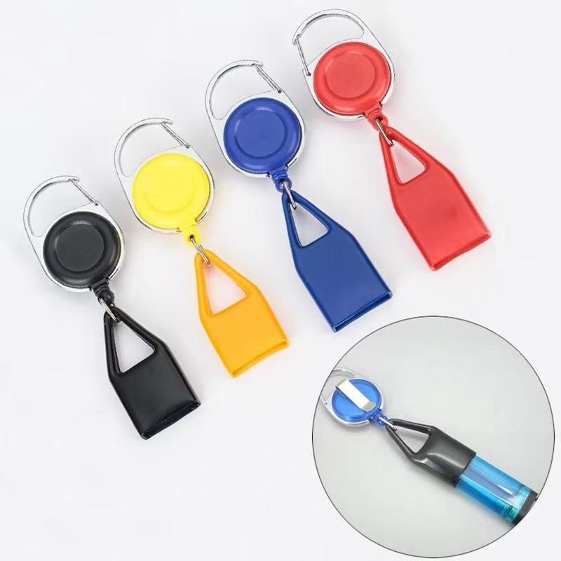 Factory Retractable Pull Reel Keychain Lighter Holder Custom Logo Premium Lighter rope holder Lighter Sleeve