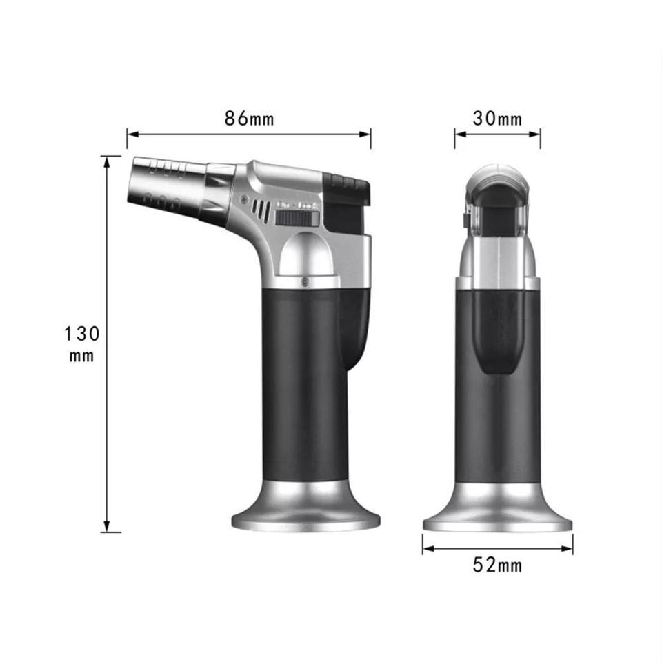 Classic design hot Cigarette Butane Cigar Lighter Windproof gas Jet flame Cigar Gun Torch Lighter