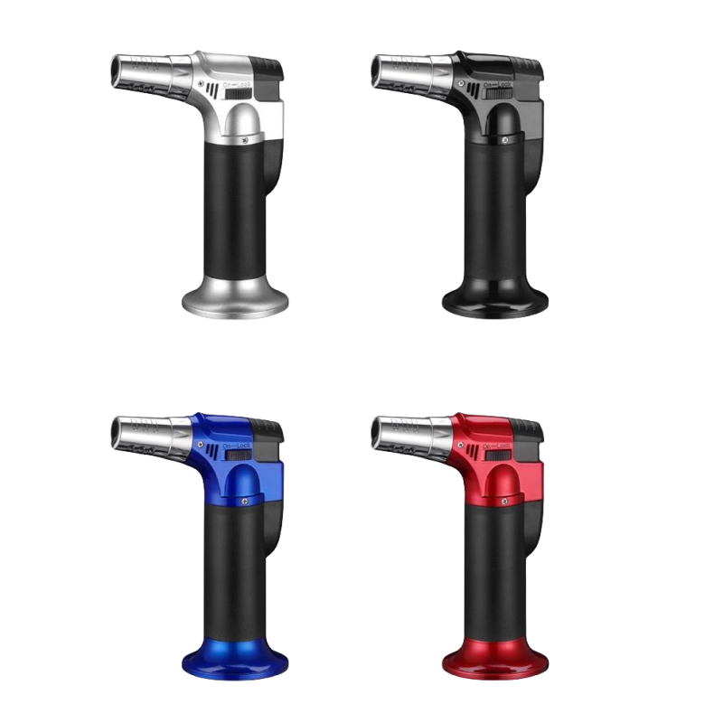 Classic design hot Cigarette Butane Cigar Lighter Windproof gas Jet flame Cigar Gun Torch Lighter