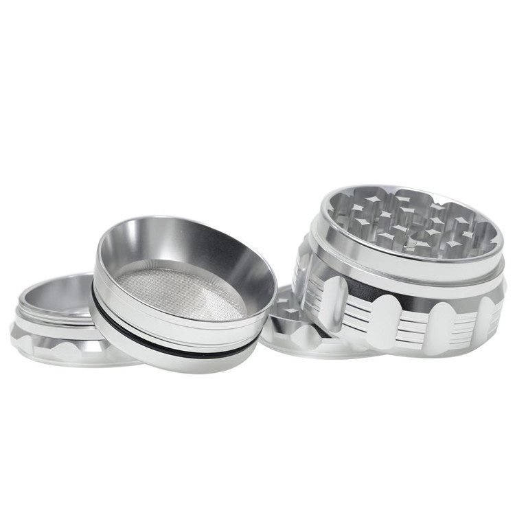 Smoking Accessories tobacco metal grinder 50mm 55mm 63mm 75mm 100mm Spice Grinder Aluminum Crusher Large metal Herb Grinder