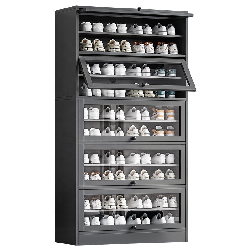 VIC Simple modern shoe cabinet household entrance door outside door locker burst shoe rack