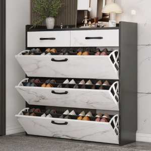 VIC Home doorway shoe rack one rental house with large capacity ultra-thin corridor against the wall entry simple shoe cabinet