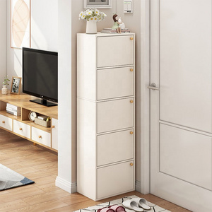 VIC Shoe cabinet household door outside narrow high vertical indoor dustproof large capacity storage locker