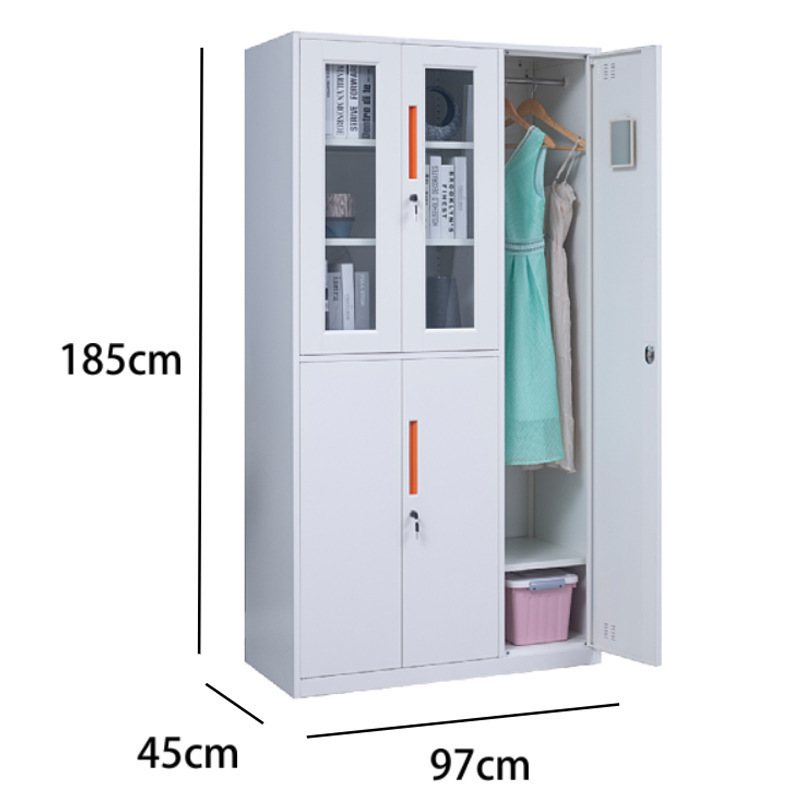 High Security Gym Shower Locker Factory Employee Steel Locker Staff Office Uniforms Personal Clothes Storage Locker