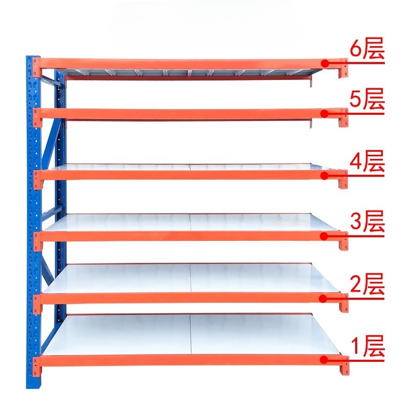 Factory Shelving 6 Tier Unit Heavy Duty Rack Metal Storage Shelves