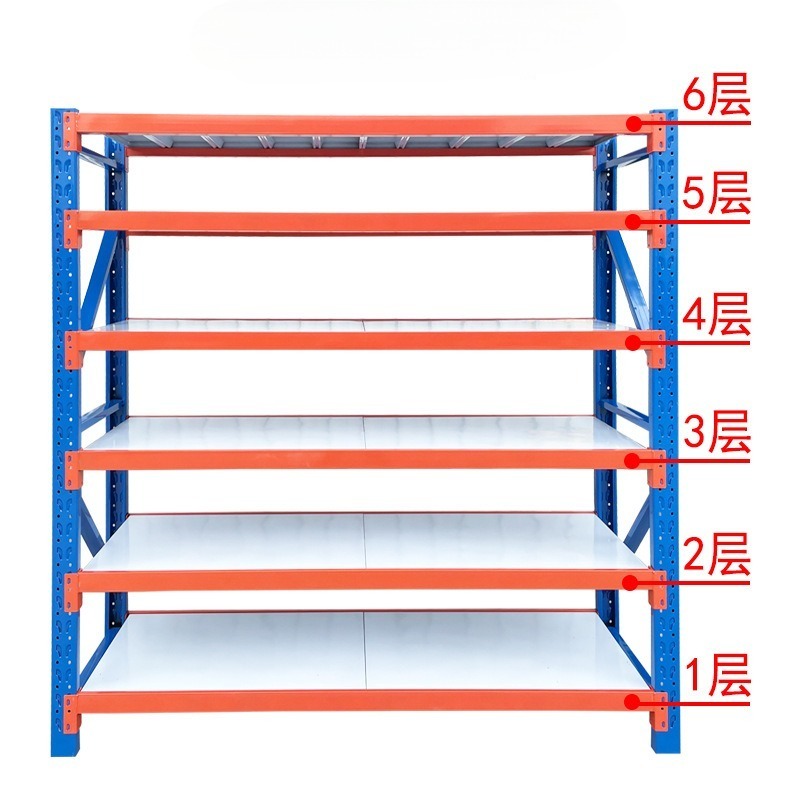 Factory Shelving 6 Tier Unit Heavy Duty Rack Metal Storage Shelves