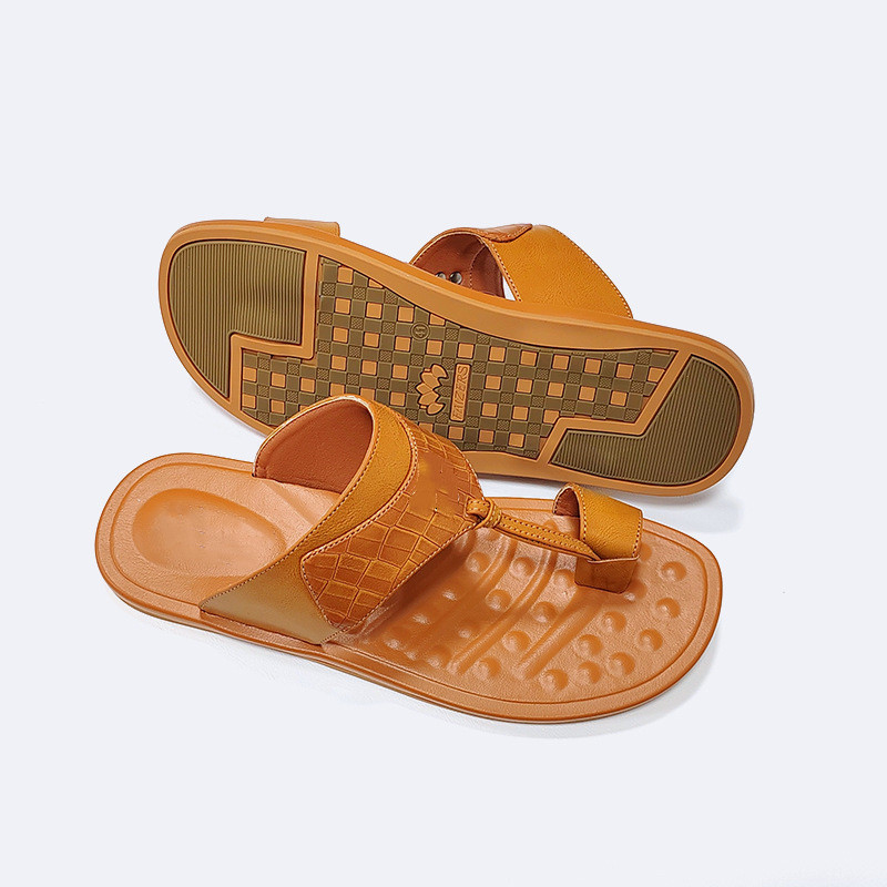 Custom Men Pu Slippers Saudi Arabic Sandals Handmade Comfortable Slippers For Men